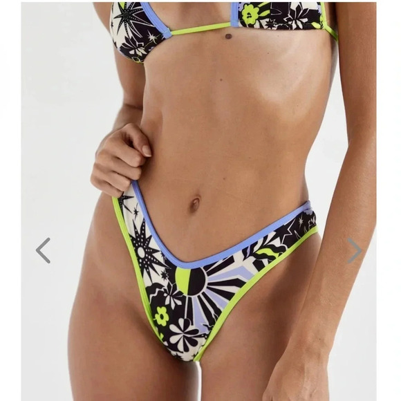 NWT OneOne Swimwear Bikini SET Sullivans Mikaela Helen NEW Print Black White - Picture 11 of 14